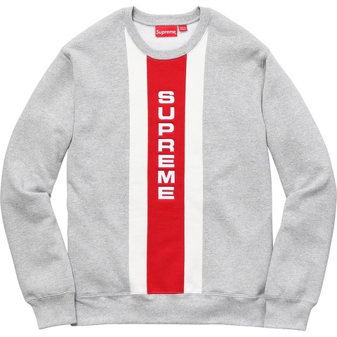 Supreme Vertical Logo Panel Crewneck - Colorway