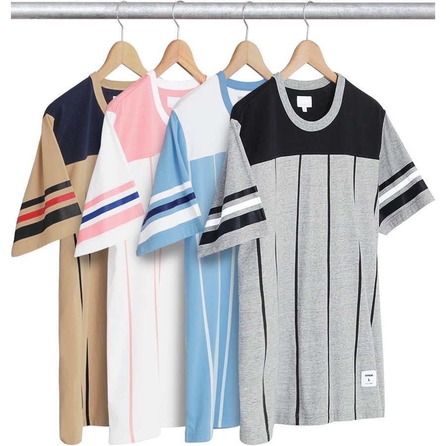 Supreme Pinstripe S/S Football Top (spring/summer 2017) - $83.00