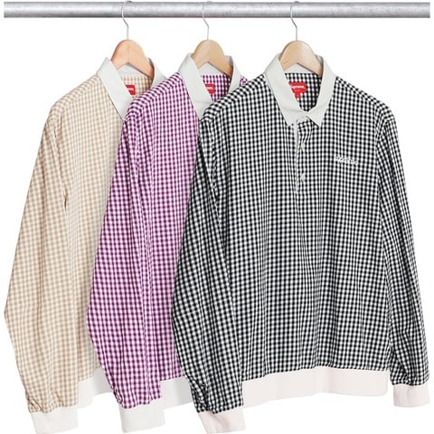 Gingham L/S Polo - spring/summer 2017 - Supreme Gingham L/S Polo - spring/summer 2017 - Supreme