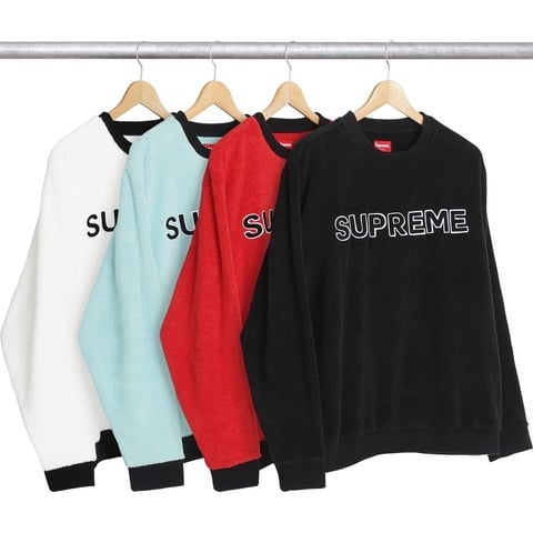 Supreme Terry Crewneck - $128.00