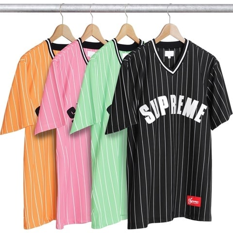 Satin Baseball Jersey - spring/summer 2017 - Supreme