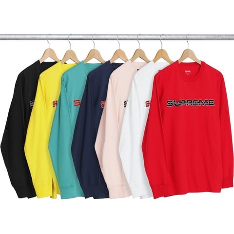 Supreme Reflective L/S Tee - $98.00
