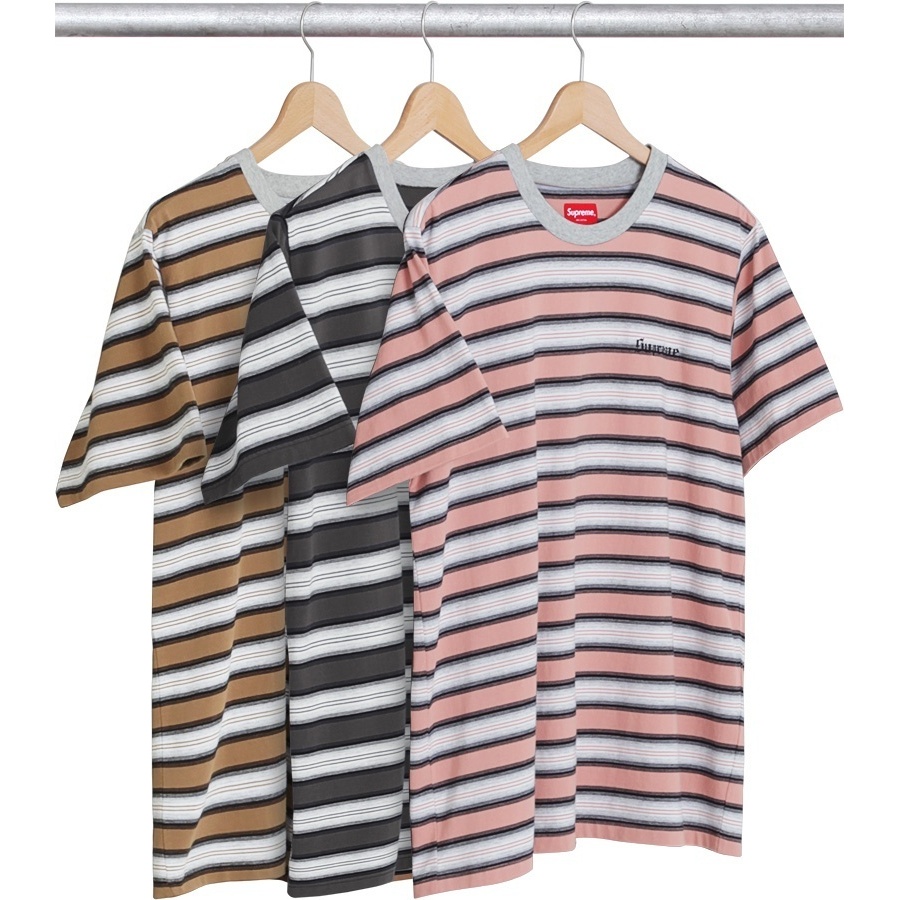 Supreme Shadow Stripe Tee (spring/summer 2017) - $78.00