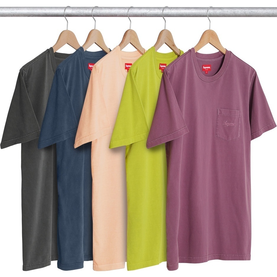Supreme Overdyed Pocket Tee (spring/summer 2017) - $60.00