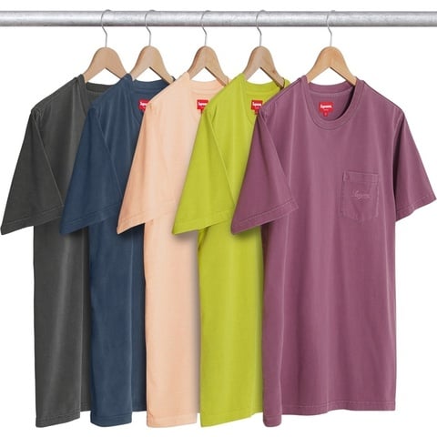 Overdyed Pocket Tee - spring/summer 2017 - Supreme