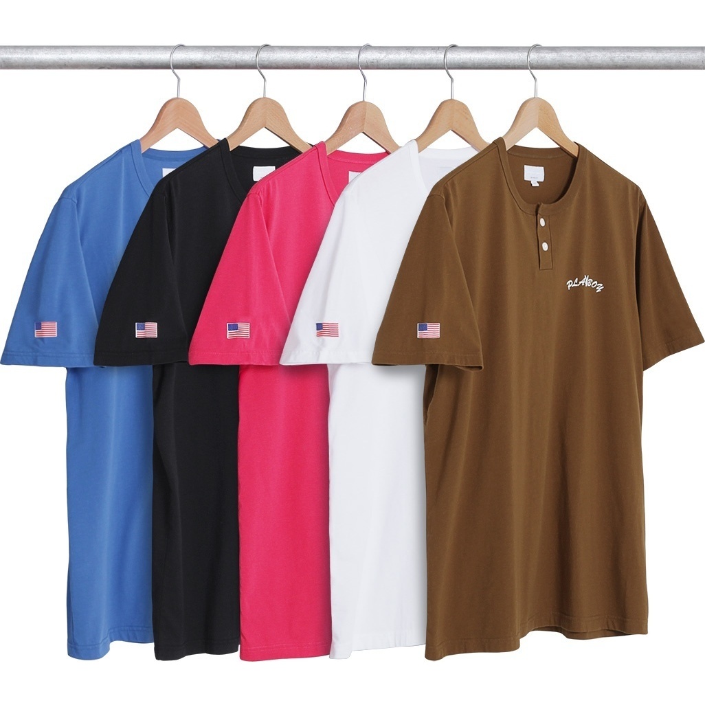 Supreme Supreme®/Playboy© S/S Henley Top (spring/summer 2017) - $98.00