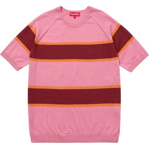 Supreme Knit Stripe S/S Raglan Top - Colorway