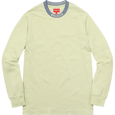 Supreme Rib Logo Stripe L/S Tee - Colorway