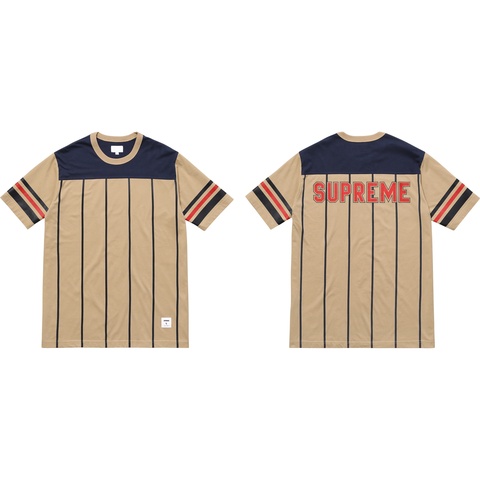 Supreme Pinstripe S/S Football Top - Colorway