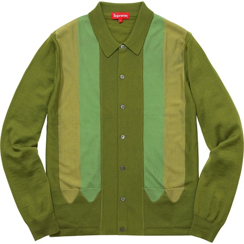 トップス L17SS Supreme Arrows Striped PoloSweater Arrows Striped Polo Sweater - spring/summer 2017 - Supreme
