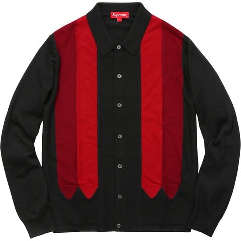Arrows Striped Polo Sweater - spring/summer 2017 - Supreme