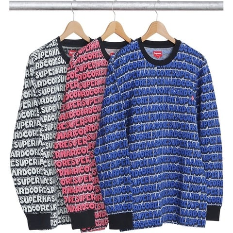 Super Hardcore Jacquard L/S Top - Supreme