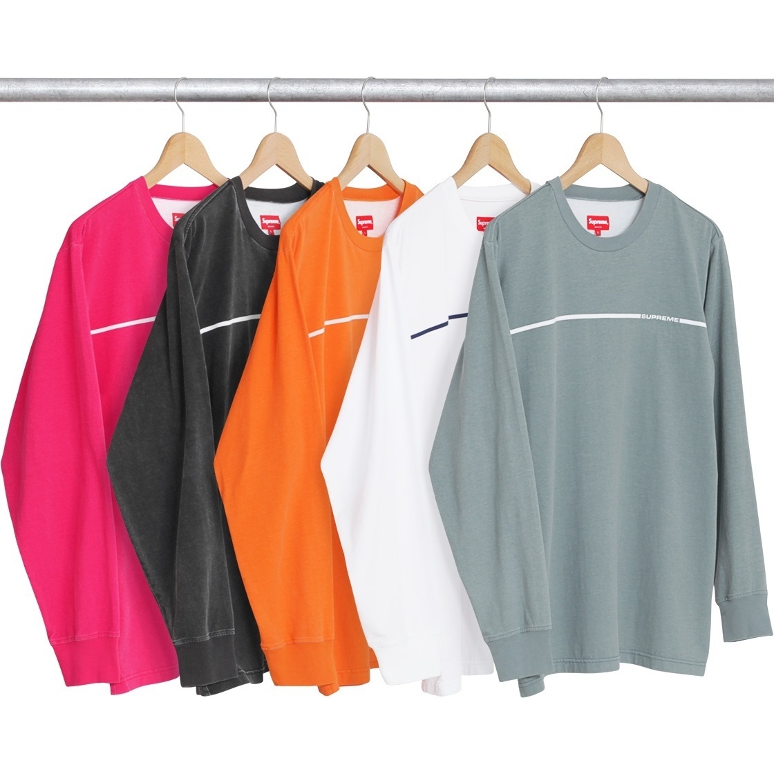 Supreme Chest Stripe L/S Top (spring/summer 2017) - $98.00