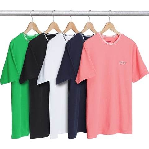 Supreme Stripe Rib Waffle S/S Top - $78.00