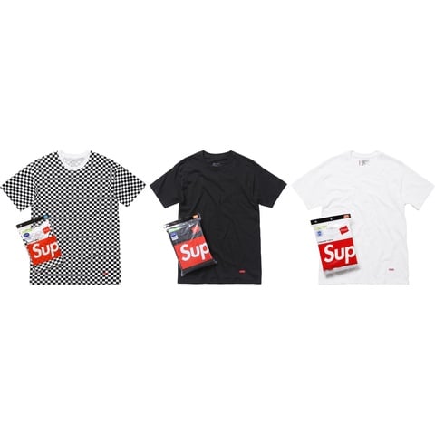 Supreme Supreme®/Hanes® Tagless Tees - $28.00