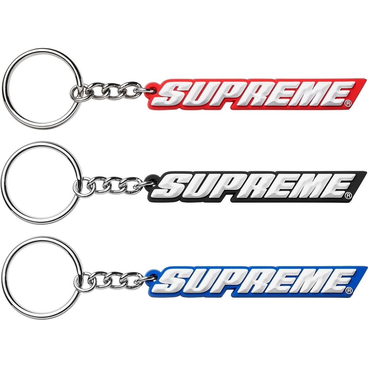 Bevel Logo Keychain - spring/summer 2018 - Supreme