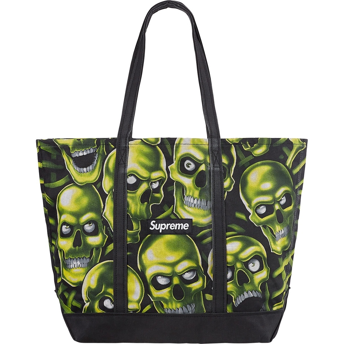 シュプリーム　スカル　トート Skull Pile Denim Tote - spring/summer 2018 - Supreme