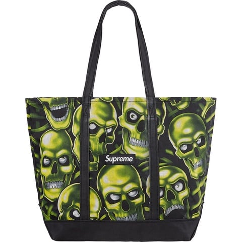 Supreme Skull Pile Denim Tote - $98.00