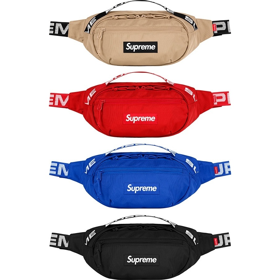 Supreme 18fw waist bag ウエストバック　Shoulder Supreme Waist Bag (FW18) Black - FW18 - US