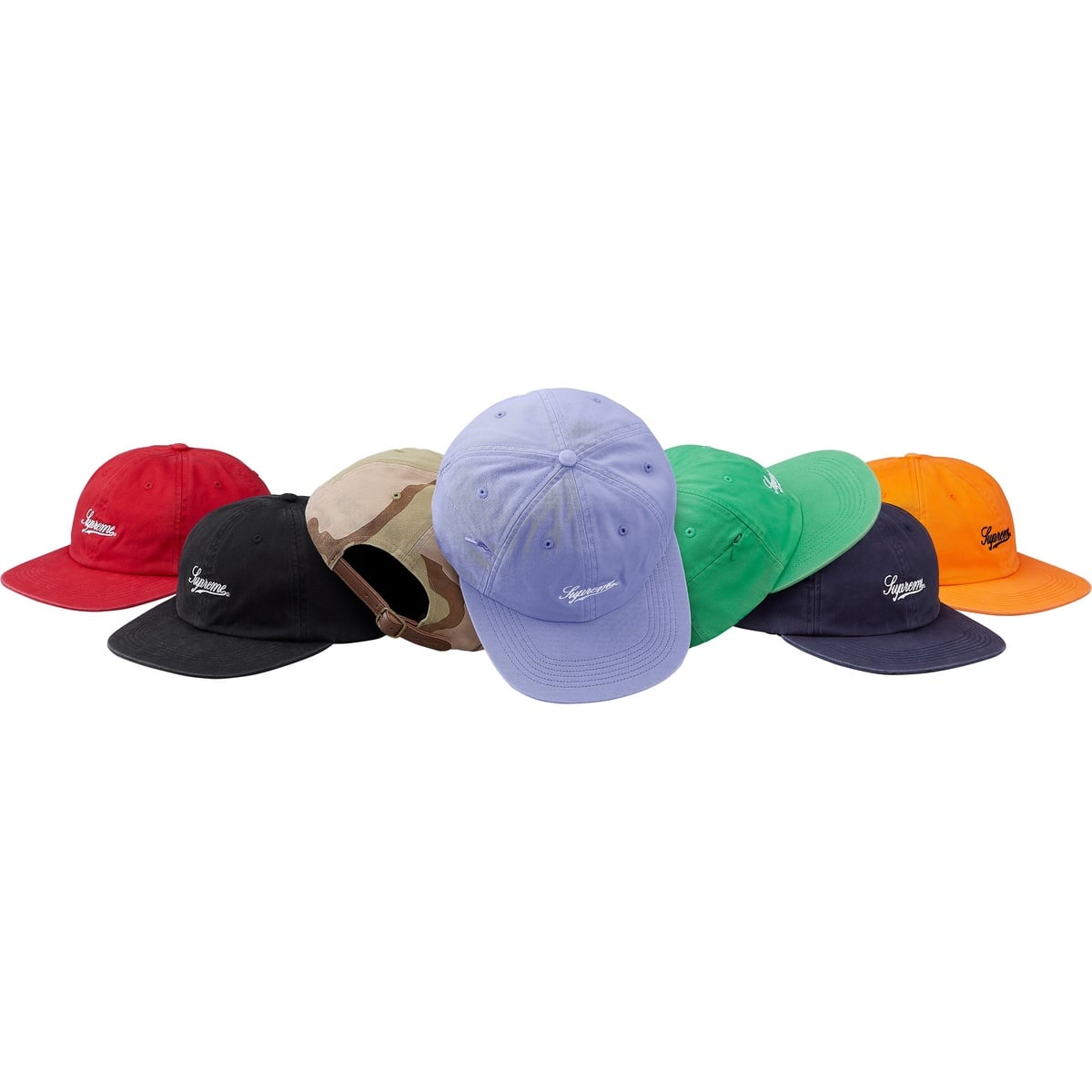 帽子 Supreme Side Pocket Script Logo 6-Panel Side Pocket Script Logo 6-Panel - Supreme