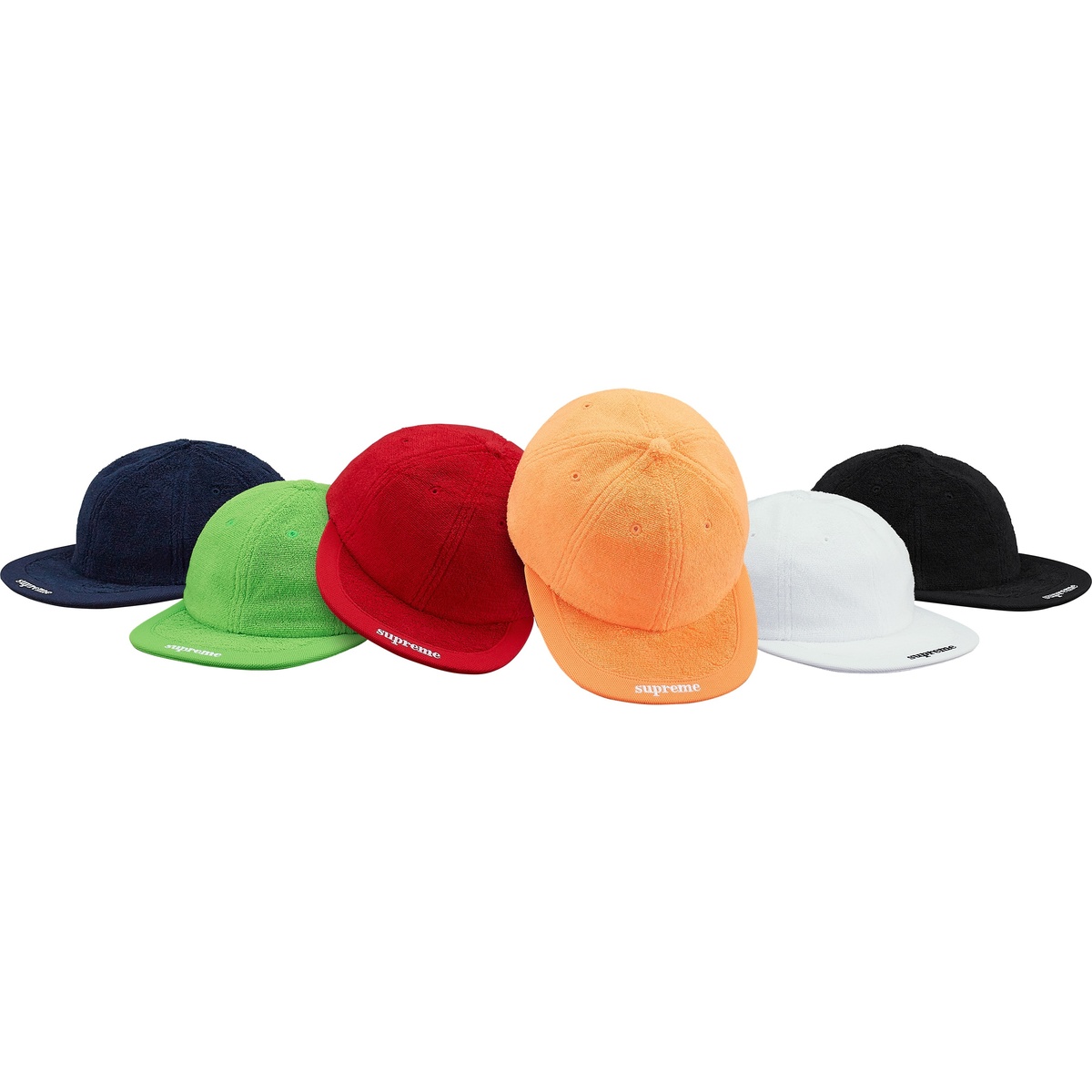 Supreme Terry Visor Logo 6-Panel (spring/summer 2018) - $54.00