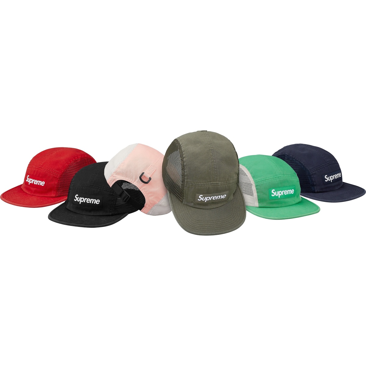 Mesh Side Panel Camp Cap - spring/summer 2018 - Supreme