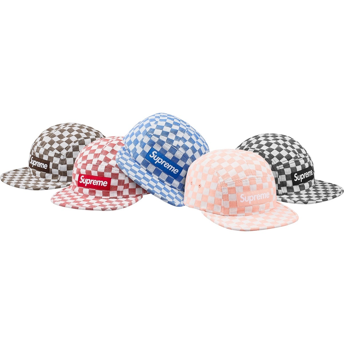 帽子 Supreme Checkerboard Camp Cap 18ss Checkerboard Camp Cap - spring/summer 2018 - Supreme