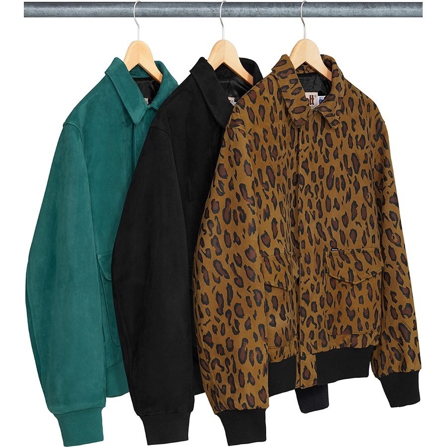 ジャケット・アウター 18ss supreme schott suede A-2 Supreme - 18ss Supreme Schott Suede A-2 jacketの通販 by sneakers