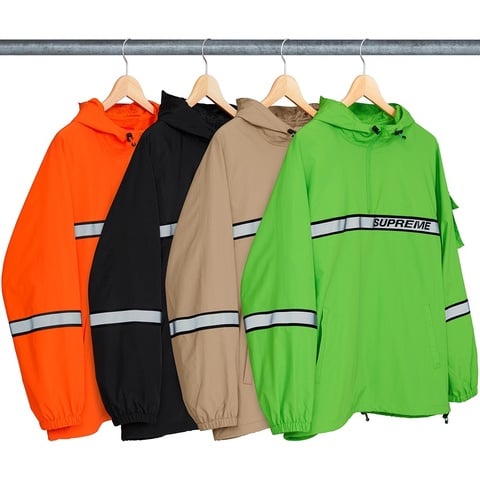 Supreme Reflective Taping Hooded Pullover - $158.00