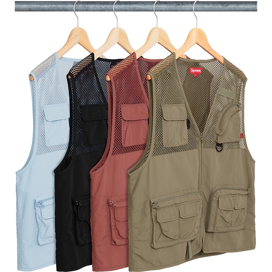 Supreme Mesh Cargo Vest (spring/summer 2018) - $158.00