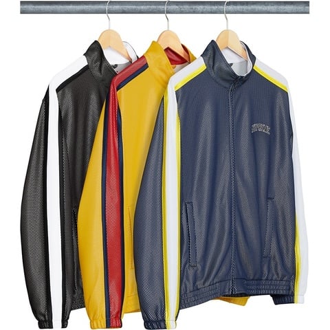 極美品❕supreme Bonded Mesh Track Jacket Bonded Mesh Track Jacket - spring/summer 2018 - Supreme