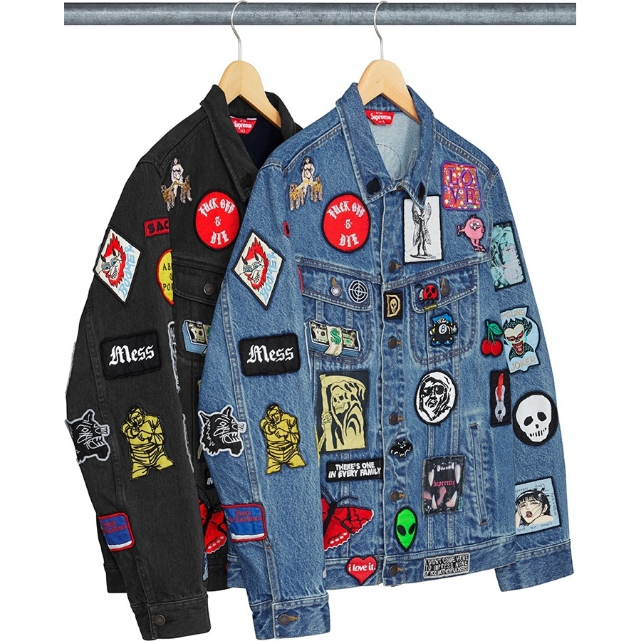 Patches Denim Trucker Jacket - spring/summer 2018 - Supreme