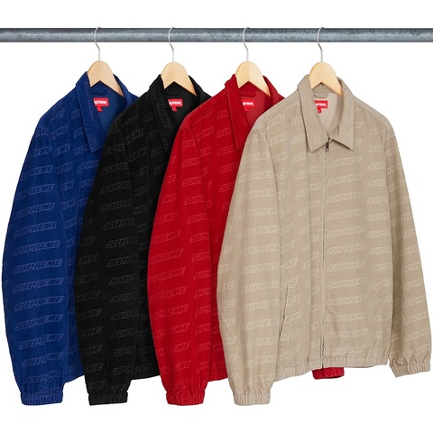ジャケット・アウター supreme Debossed Corduroy Jacket Debossed Logo Corduroy Jacket - spring/summer 2018 - Supreme