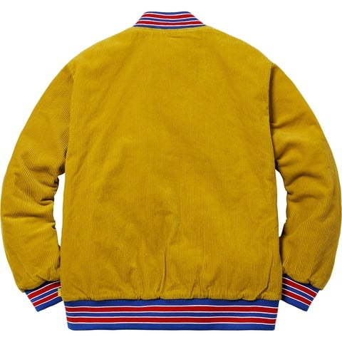 Old English Corduroy Varsity Jacket - Supreme