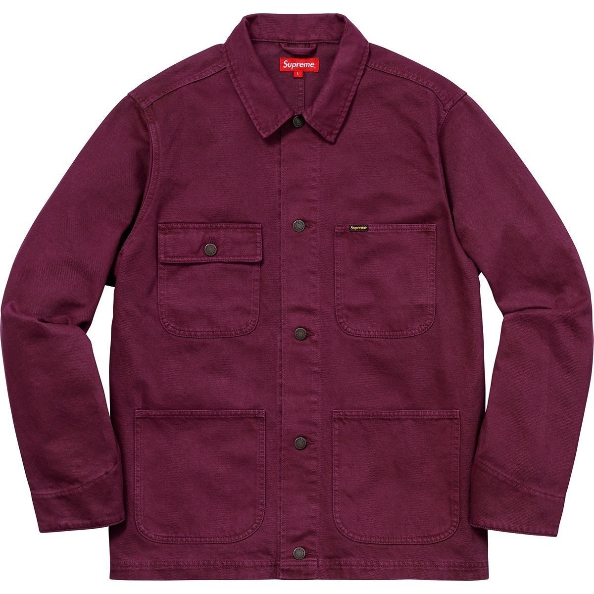 Supreme NY Tapestry Denim Chore Coat (SS18) - $188