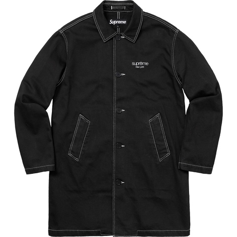 P*O様 Supreme 18SS Washed Work Trench Coa Washed Work Trench Coat - spring/summer 2018 - Supreme