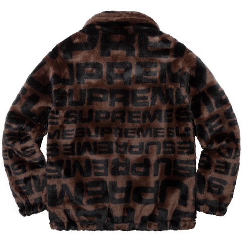 Faux Fur Repeater Bomber - spring/summer 2018 - Supreme Faux Fur Repeater Bomber - spring/summer 2018 - Supreme