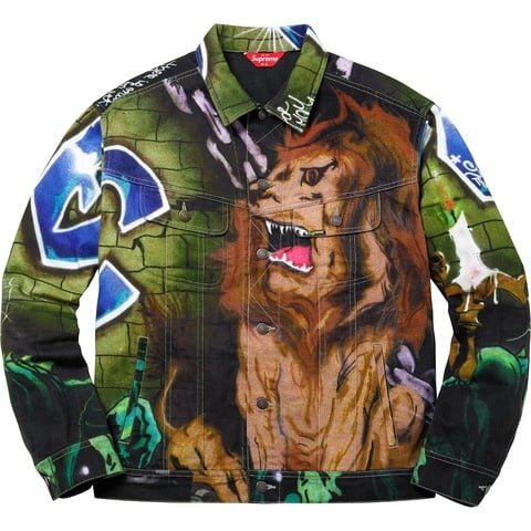 Supreme Lion's Den Denim Trucker Jacket - $268.00