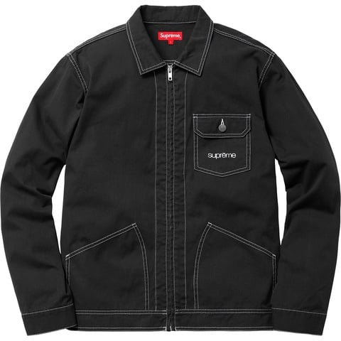 Contrast Stitch Work Jacket - spring/summer 2018 - Supreme
