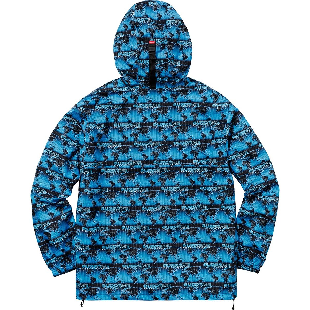 Supreme World Famous Taped Seam Hooded Pullover (SS18) - $328