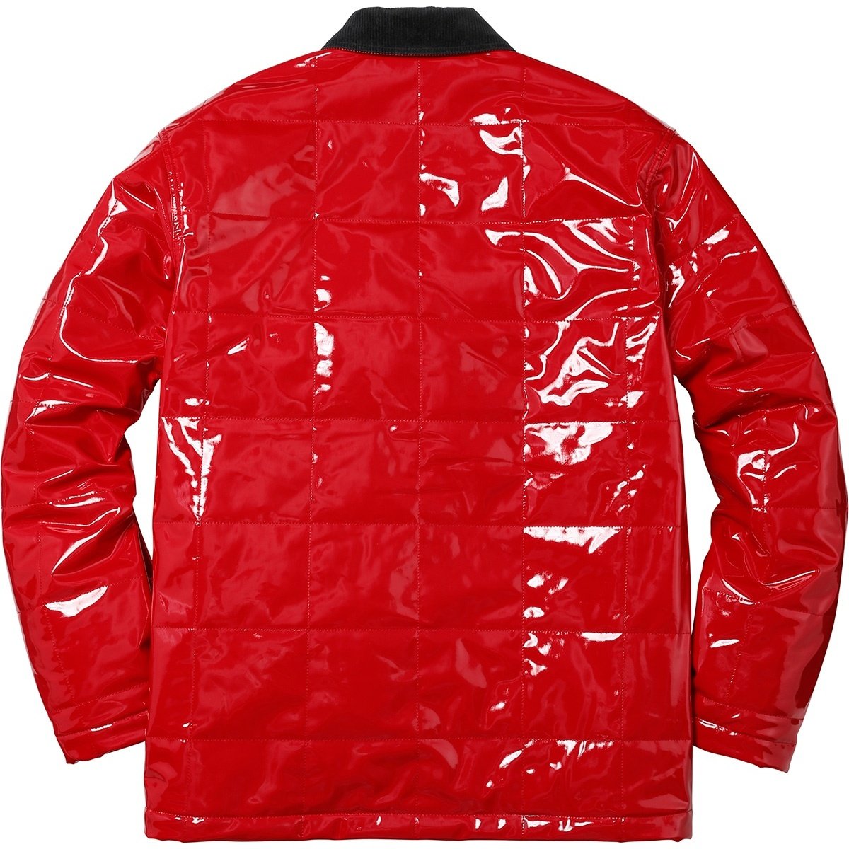 Supreme Quilted Patent Vinyl Work Jacket (SS18) - $198