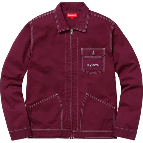 Contrast Stitch Work Jacket - spring/summer 2018 - Supreme
