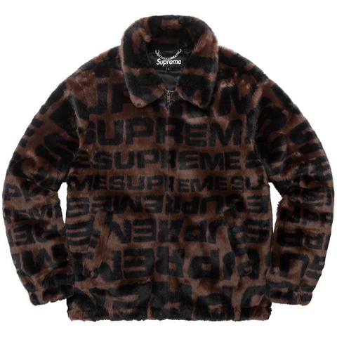 Faux Fur Repeater Bomber - spring/summer 2018 - Supreme