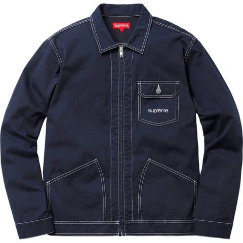 サ*カ様 Supreme 18SS contrast stitch work j Contrast Stitch Work Jacket - spring/summer 2018 - Supreme