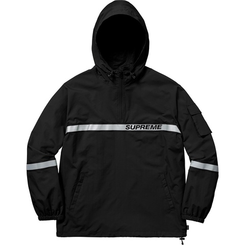 ジャケット・アウター Supreme Reflective Taping Hooded 18ss Reflective Taping Hooded Pullover - Supreme