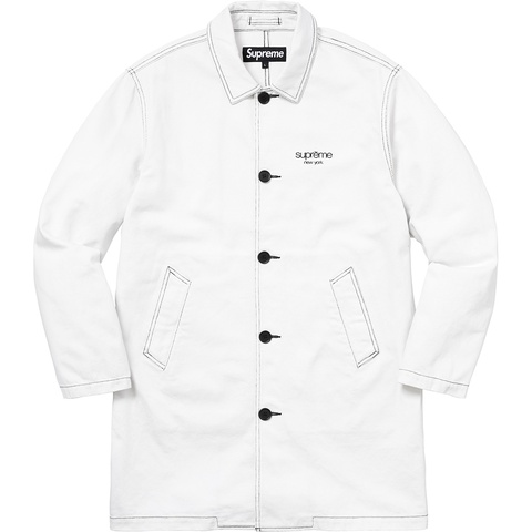 美品!! シュプリーム　Washed Work Trench Coat Lサイズ Washed Work Trench Coat - spring/summer 2018 - Supreme
