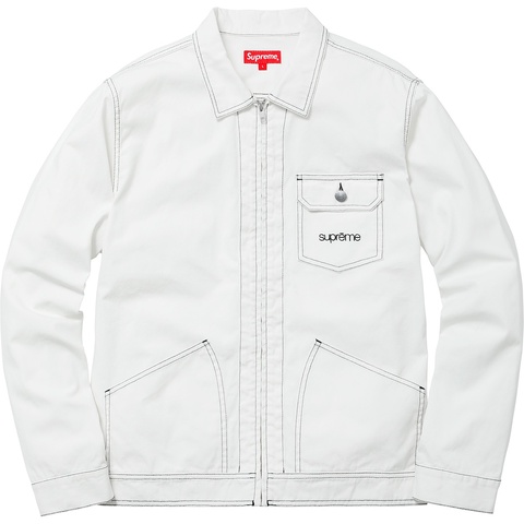 Contrast Stitch Work Jacket - spring/summer 2018 - Supreme