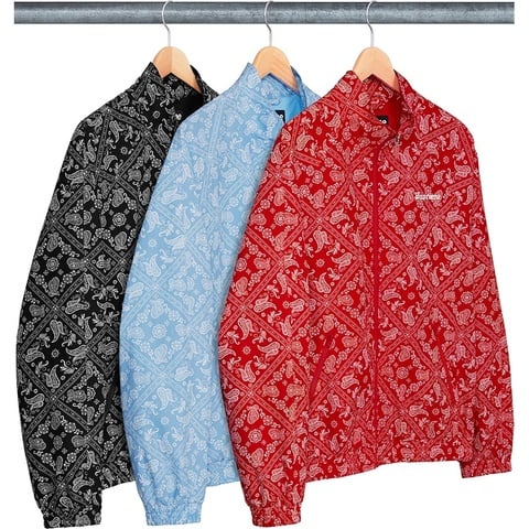 Supreme バンダナ柄 レッドジャケット S Bandana Track Jacket - spring/summer 2018 - Supreme