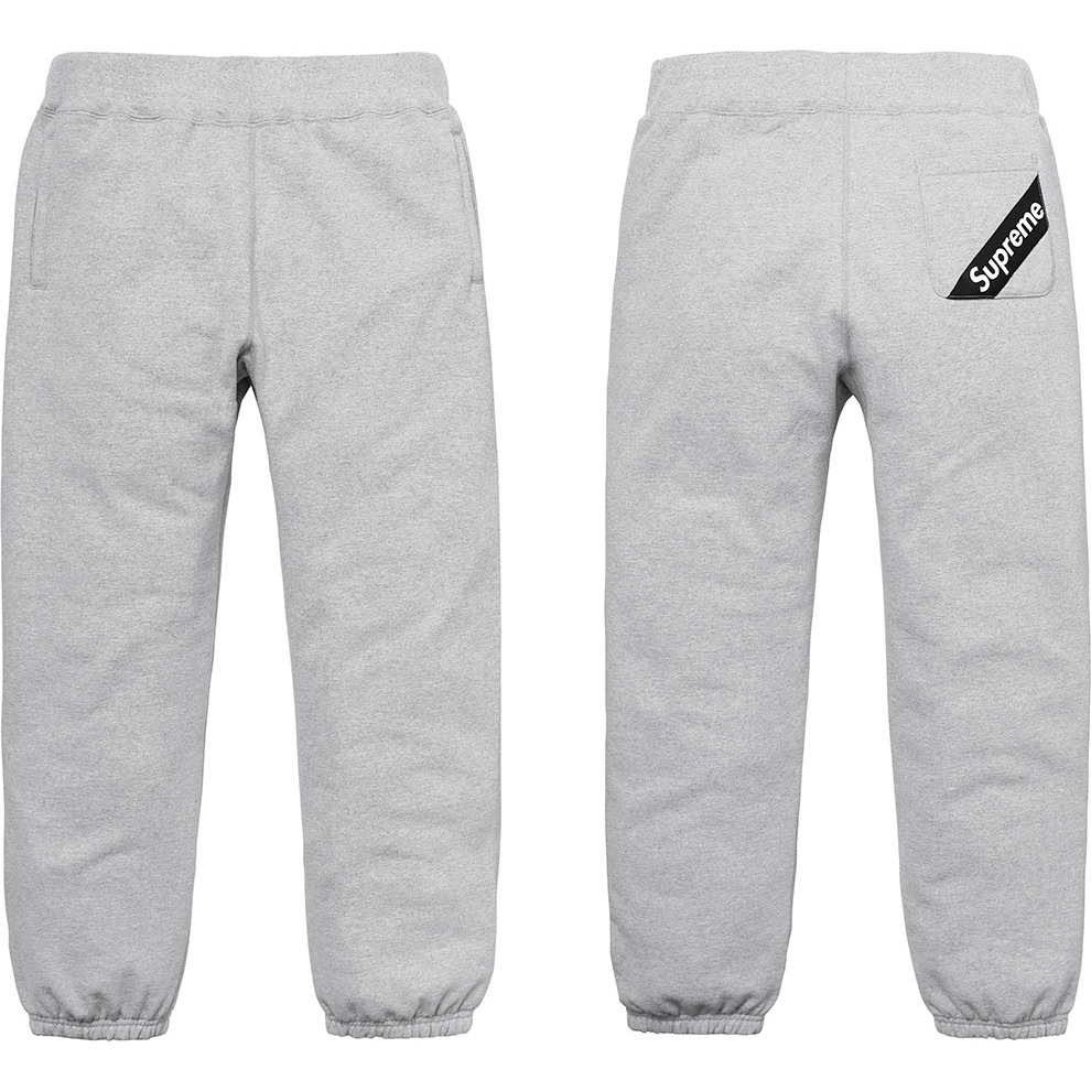 Supreme Corner Label Sweatpant (spring/summer 2018) - $128.00