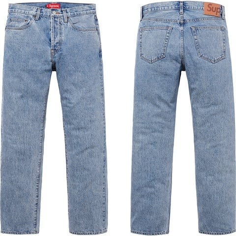 Stone Washed Slim Jeans - spring/summer 2018 - Supreme
